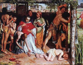威廉 霍爾曼 亨特 A Converted British Family Sheltering a Christian Missionary from the Persecution of the Druids 威廉 霍爾曼 亨特 A Converted British Family Sheltering a Christian Missionary from the Persecution of the Druids